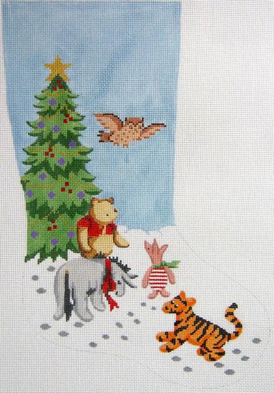 Pooh & Friends Christmas Stocking - The Flying Needles