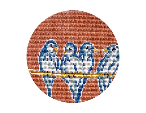 Twelvetide in Color - Four Colly Birds - The Flying Needles