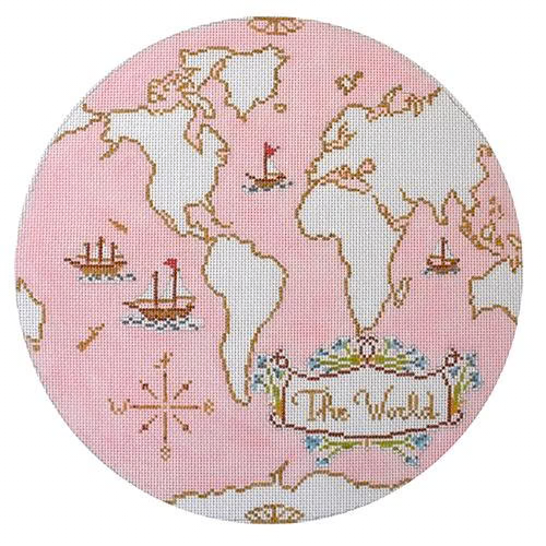 Atlas Pillow in Pink - The Flying Needles