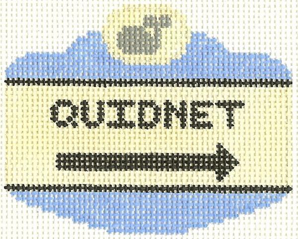 Quidnet Sign Ornament - The Flying Needles