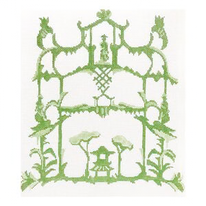 Garden Folly in Green - The Flying Needles