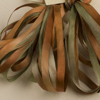 Treenway Silk Montano Rose Leaf Silk Ribbon - The Flying Needles