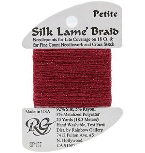 Petite Silk Lame SP137 Scarlet