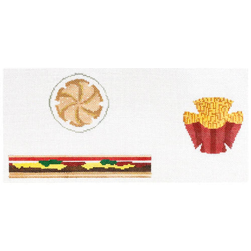 Slider with Fries 3D Ornament – The Flying Needles