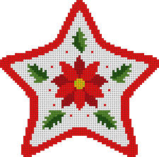 Star, Poinsettia Star - The Flying Needles