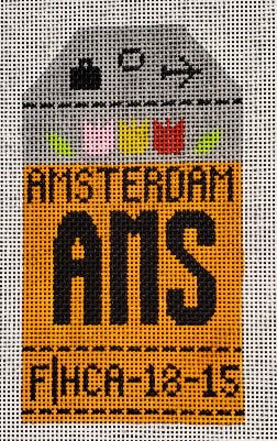 Amsterdam Luggage Tag - The Flying Needles