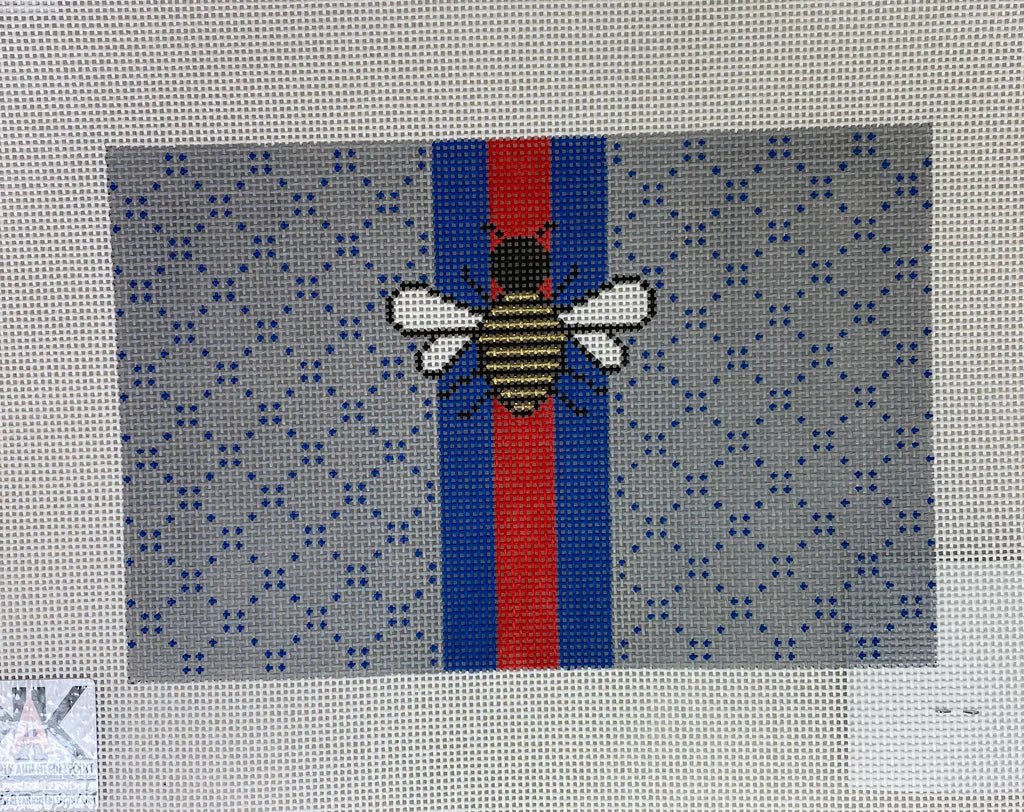 Bee Gucci Inspired Stripes Clutch - The Flying Needles