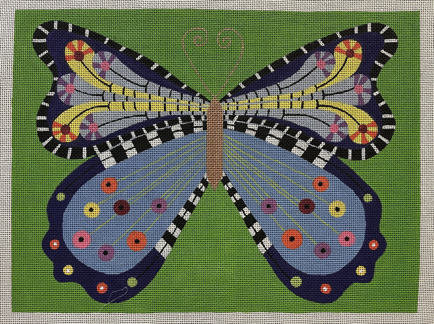 Blue Butterfly Zecca - The Flying Needles