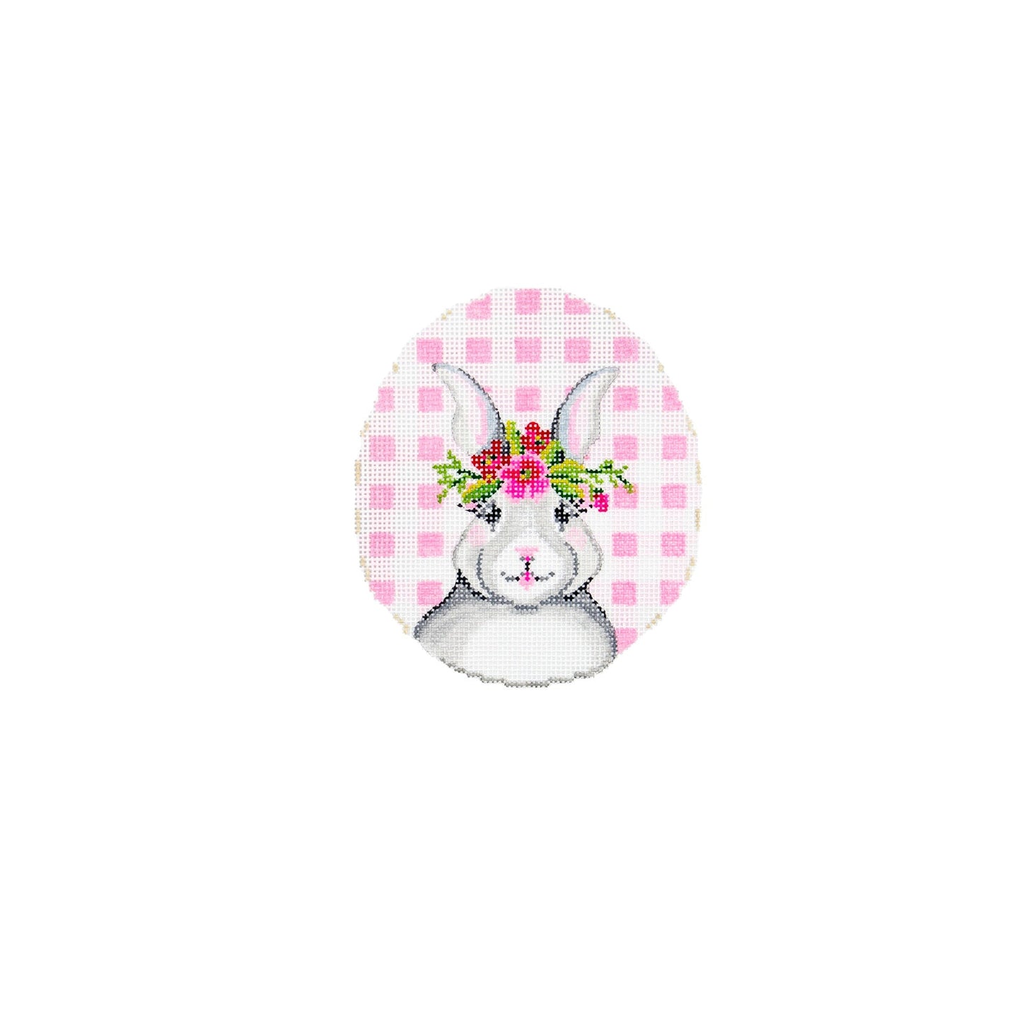 Bunny with Flower Crown - The Flying Needles