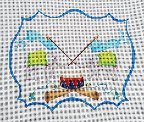 Load image into Gallery viewer, Crest w/Elephants - The Flying Needles
