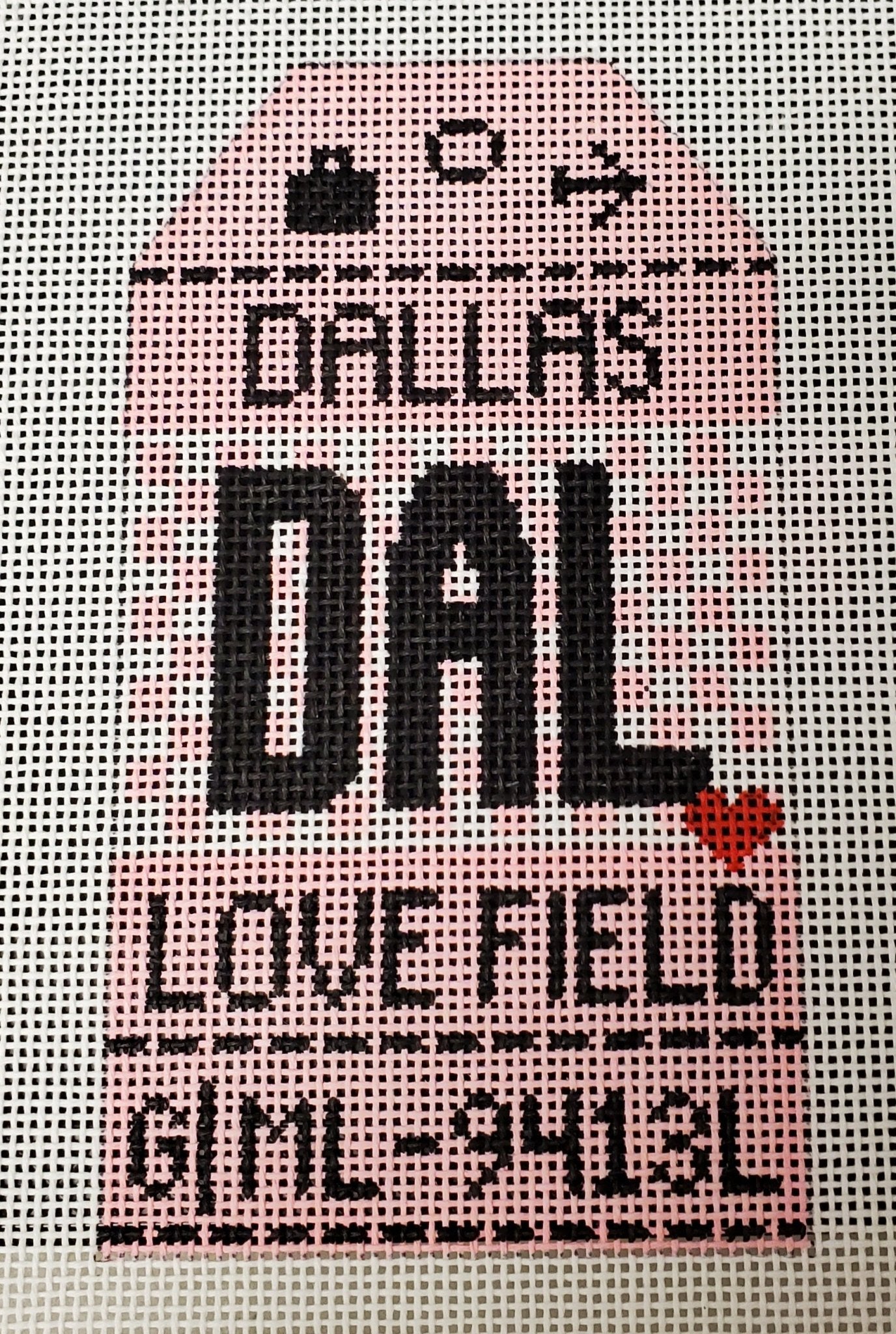 Dallas Love Luggage Tag - The Flying Needles