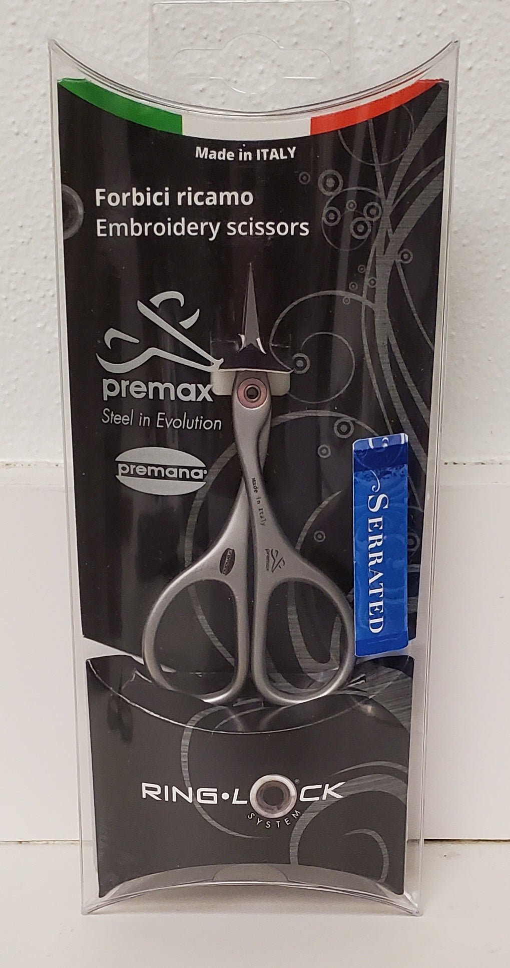 Embroidery Curved Serrated Scissors - The Flying Needles