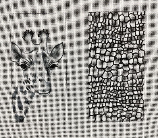 Eyeglasses Case-Black and White Giraffe - The Flying Needles