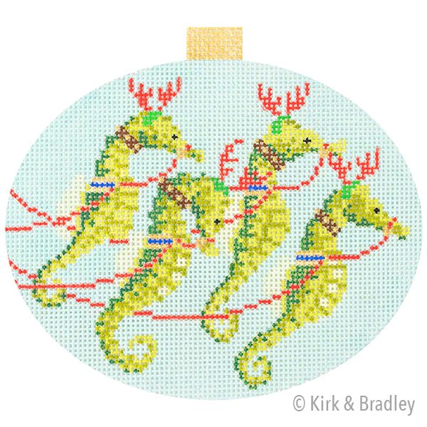 Festive Sea Friends - Seahorses - The Flying Needles