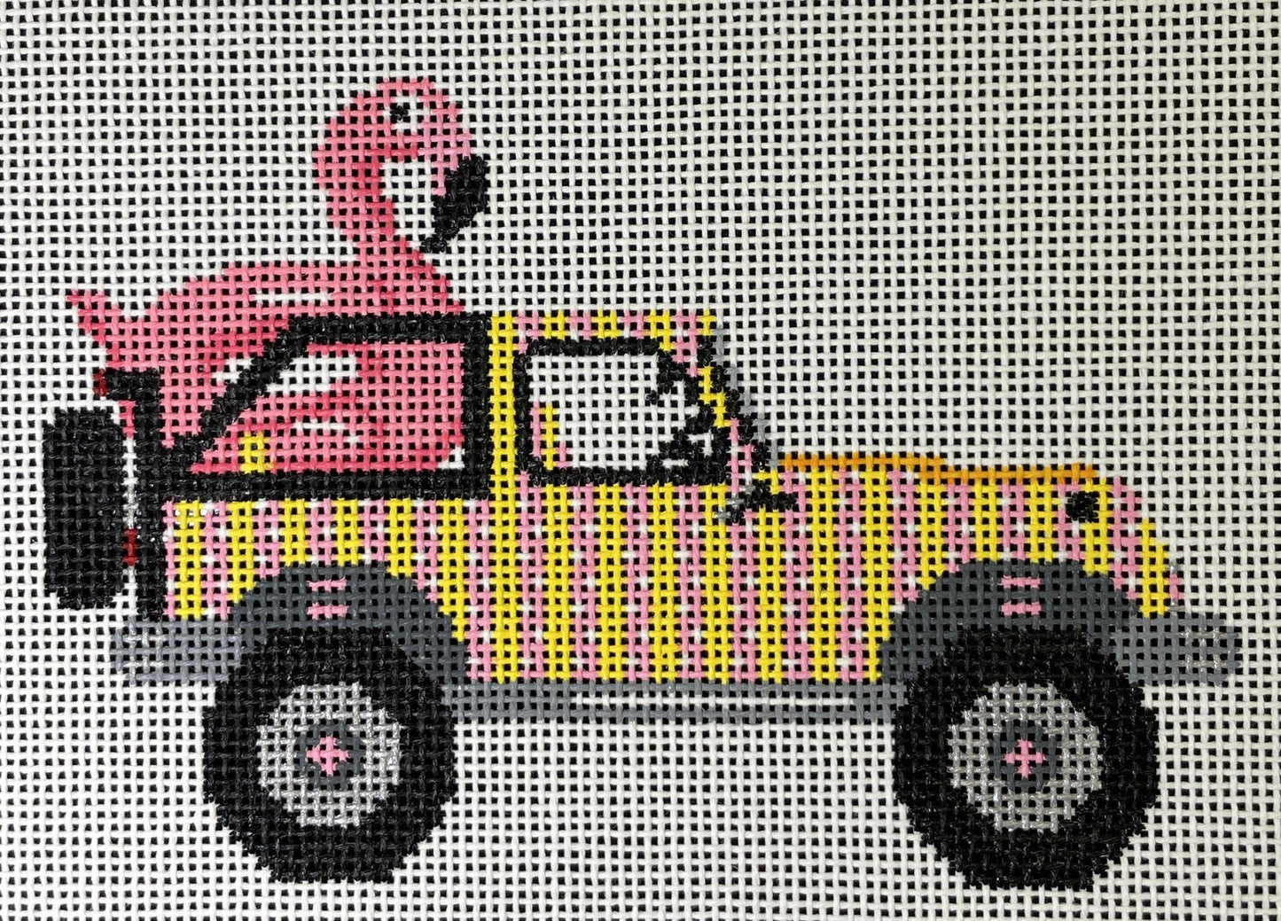 Load image into Gallery viewer, Flamingo Jeep - The Flying Needles
