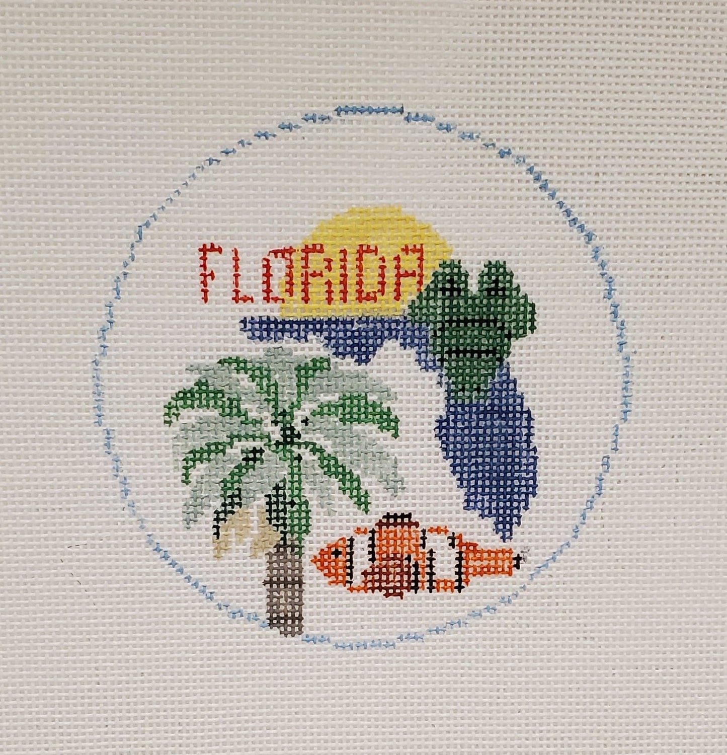 Load image into Gallery viewer, Florida State Ornament - The Flying Needles
