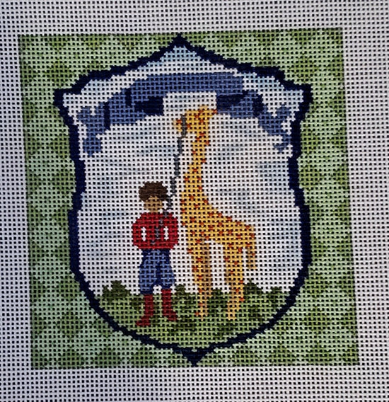 Giraffe & Boy Square - The Flying Needles