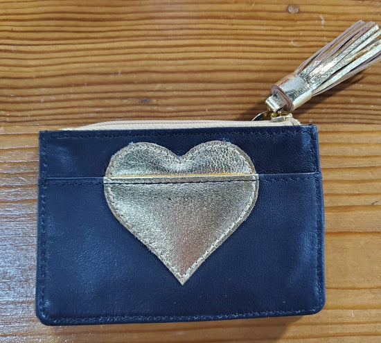 Heart Wallet Kit - Black, Navy or Pink - The Flying Needles