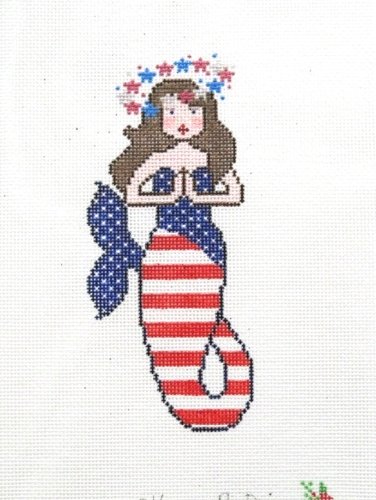 Patriotic Mermaid - The Flying Needles