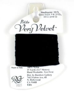 Petite Very Velvet 601 Black - The Flying Needles