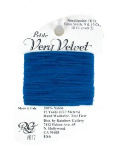 Petite Very Velvet 617 Peacock Blue - The Flying Needles
