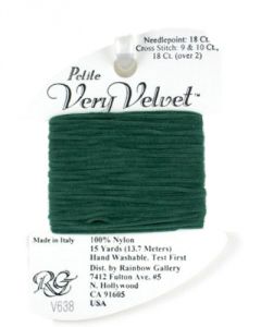 Petite Very Velvet 638 Dark Sea Green - The Flying Needles
