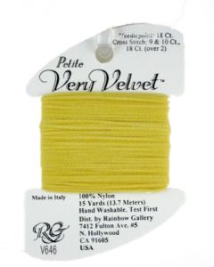 Petite Very Velvet 646 Medium Yellow - The Flying Needles