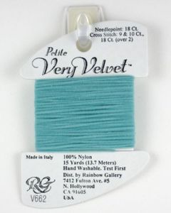 Load image into Gallery viewer, Petite Very Velvet 662 Green Aqua - The Flying Needles
