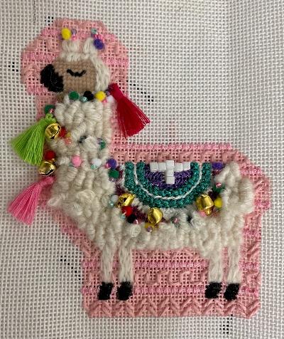 Pink Llama Ornament Kit - The Flying Needles