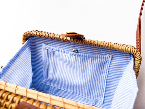 PLD 2x4 Rectangle Wicker Bag - The Flying Needles