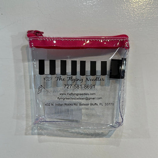 Project bag with Logo - 5" by 4" - The Flying Needles