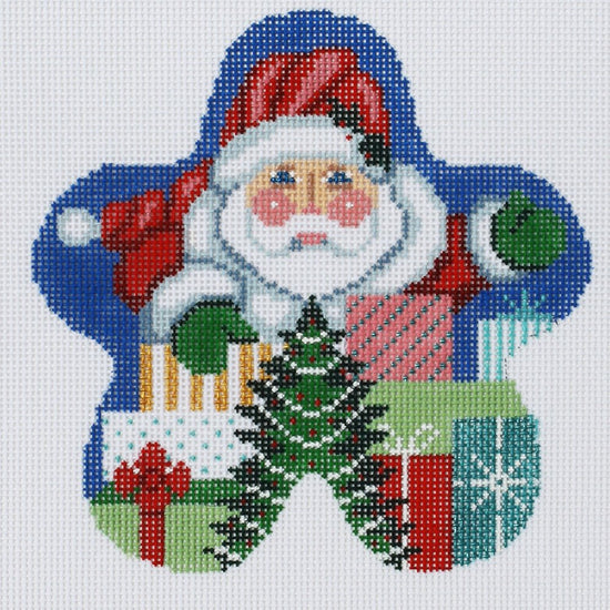 Load image into Gallery viewer, Puffy Star Santa - The Flying Needles
