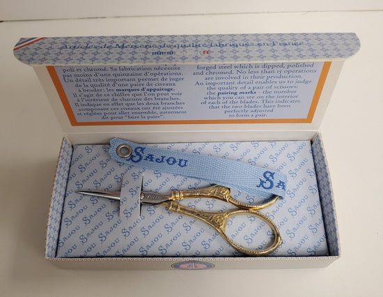 Load image into Gallery viewer, Sajou Scissors - Floral - The Flying Needles
