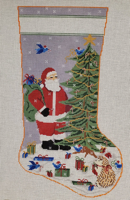 Santa, Birds & Hedgehog - The Flying Needles