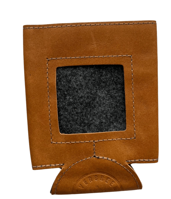 Load image into Gallery viewer, Self-Finishing Leather Can Cozy, Standard Can - The Flying Needles
