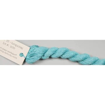 Silk &amp; Ivory 022 Turquoise - The Flying Needles