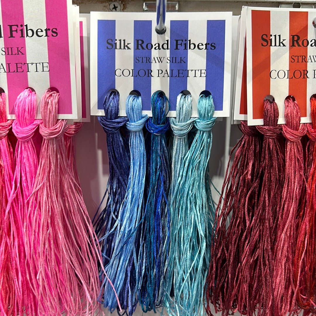 Straw Silk Palette - Blue - The Flying Needles