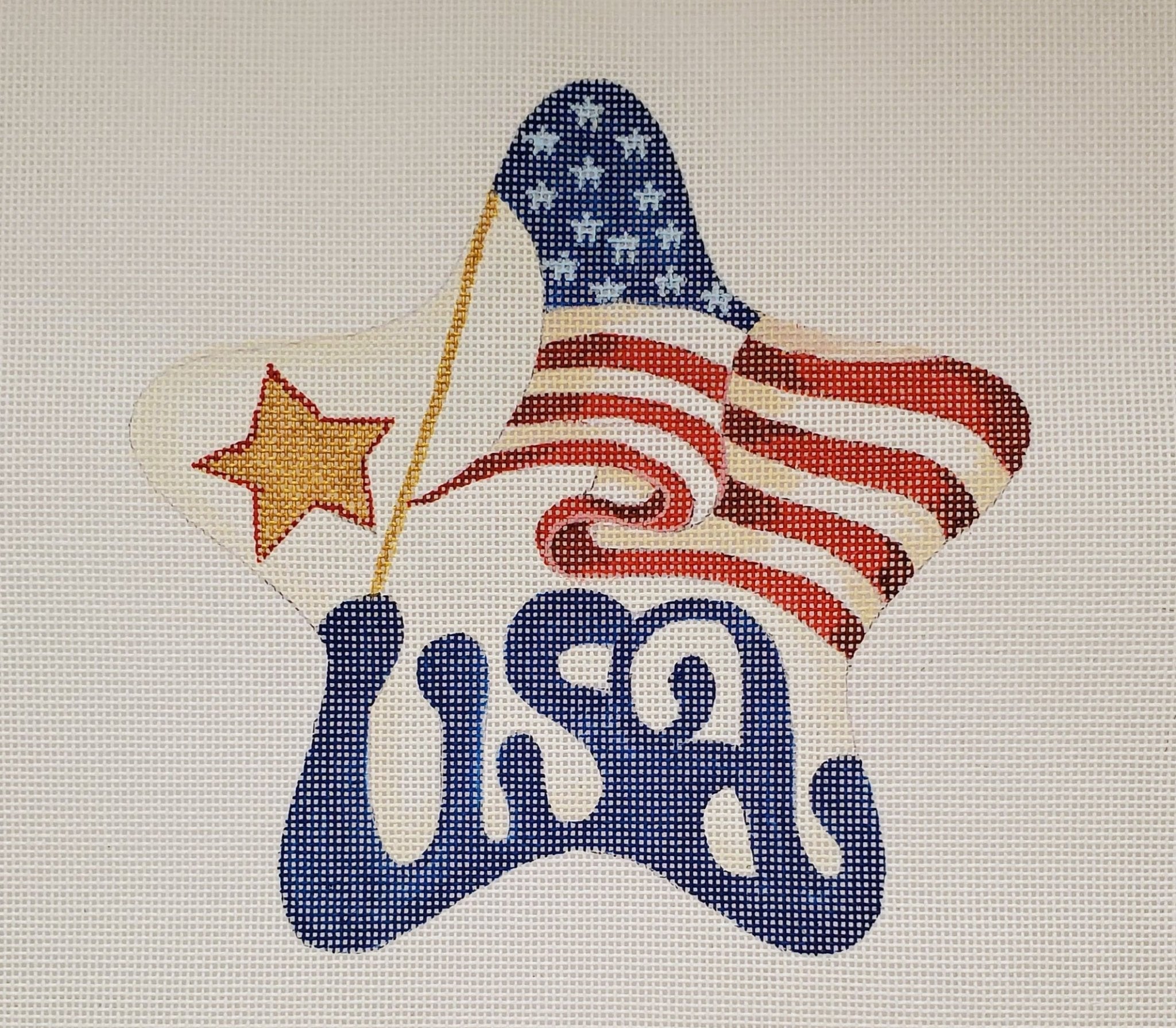 USA Flag &amp; Star - The Flying Needles