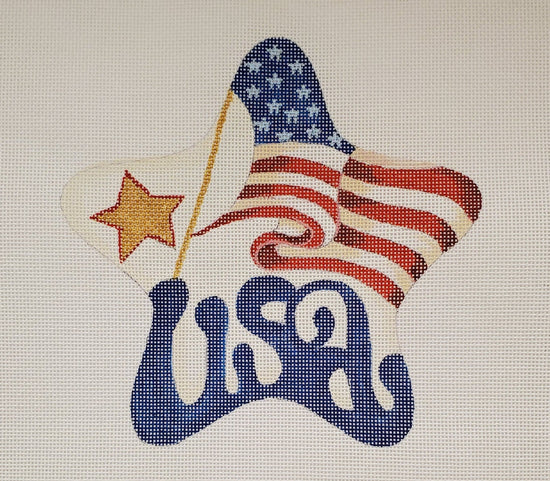 USA Flag & Star - The Flying Needles